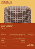 CANTOR POUF