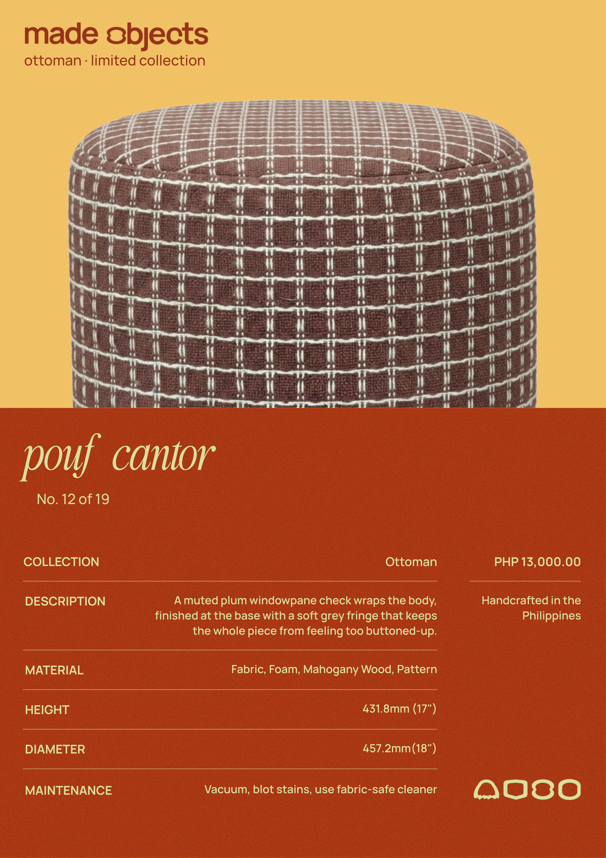 CANTOR POUF