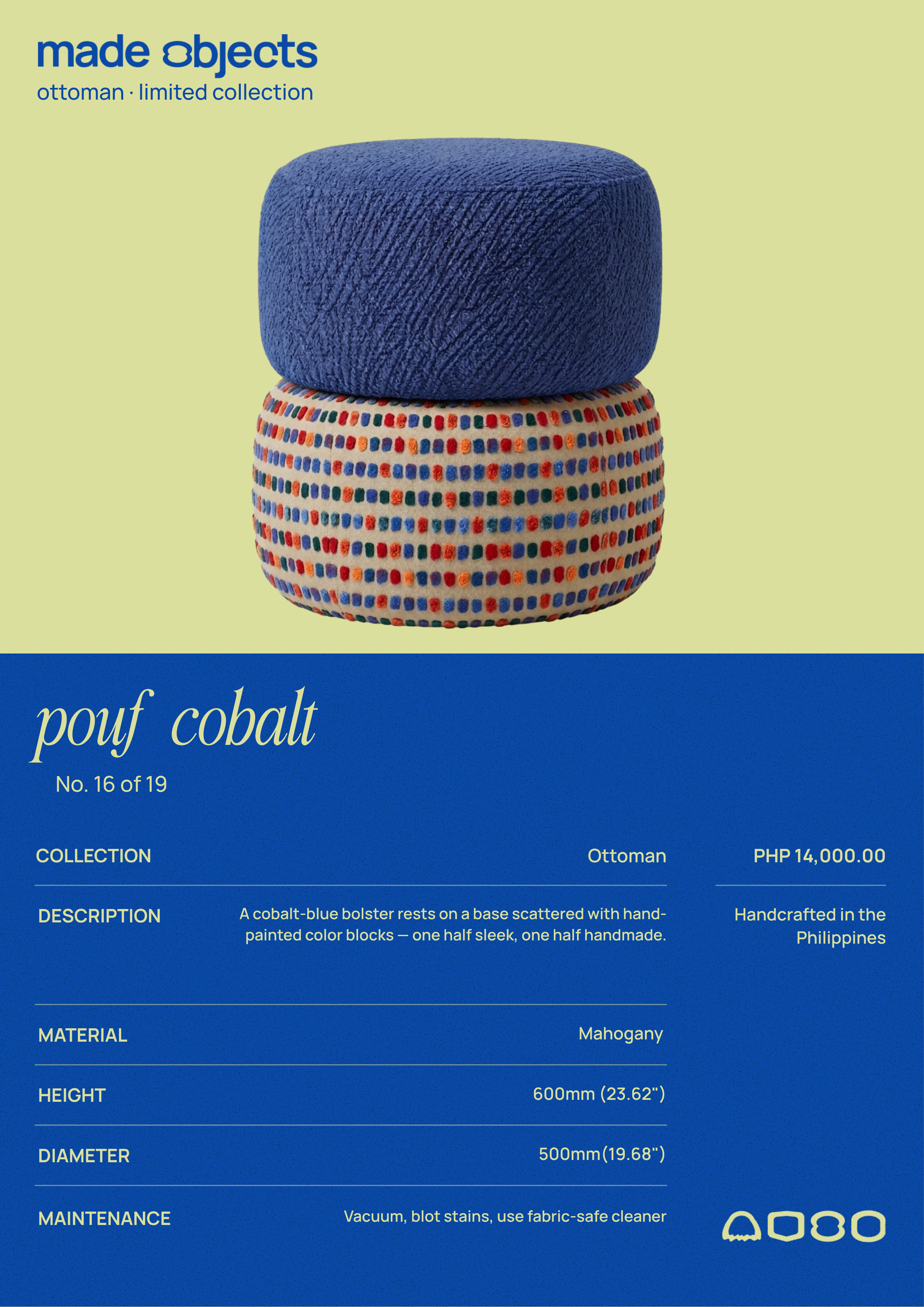 COBALT POUF