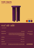 REED SIDE TABLE