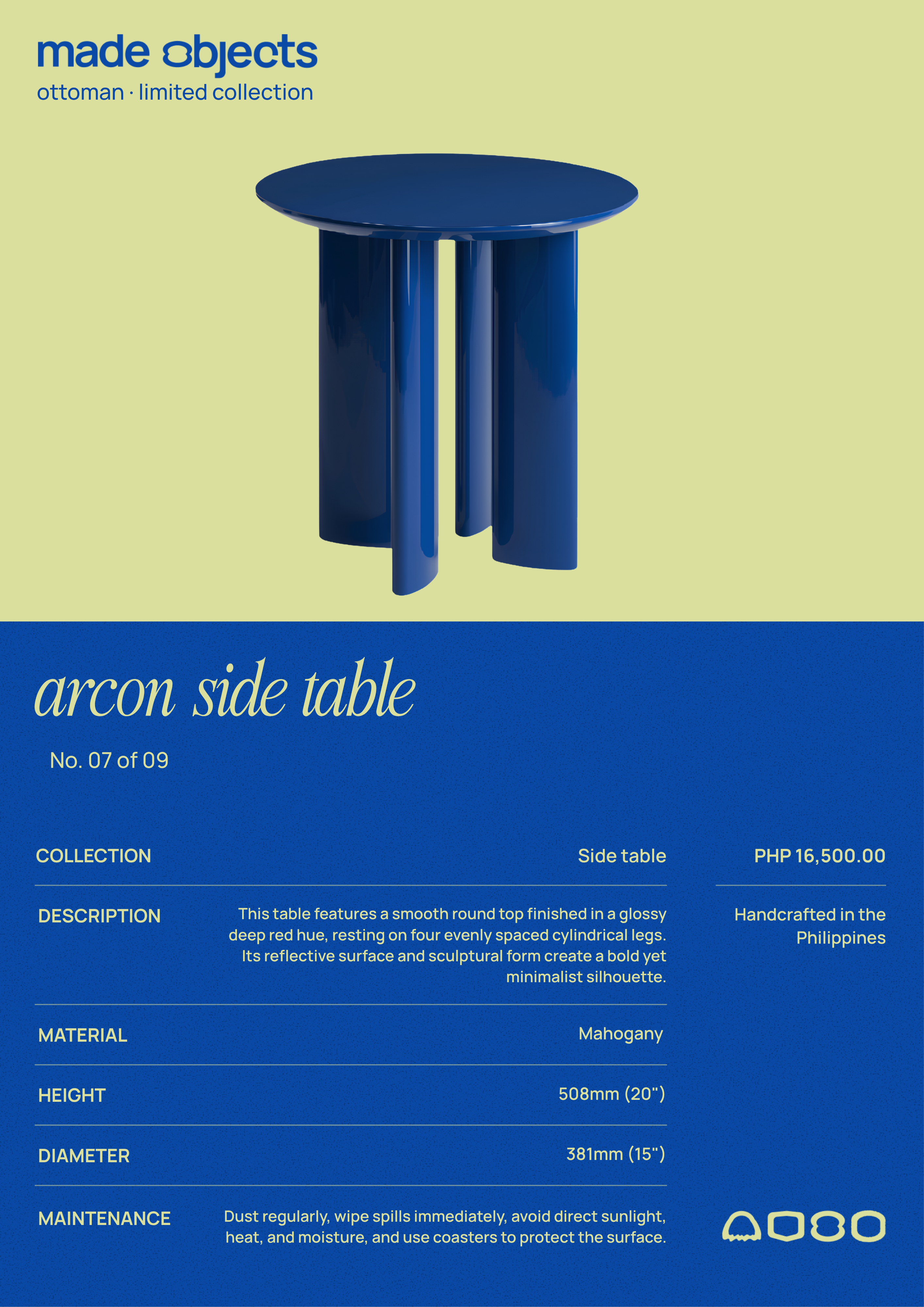 ARCON SIDE TABLE