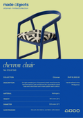 CHEVRON CHAIR