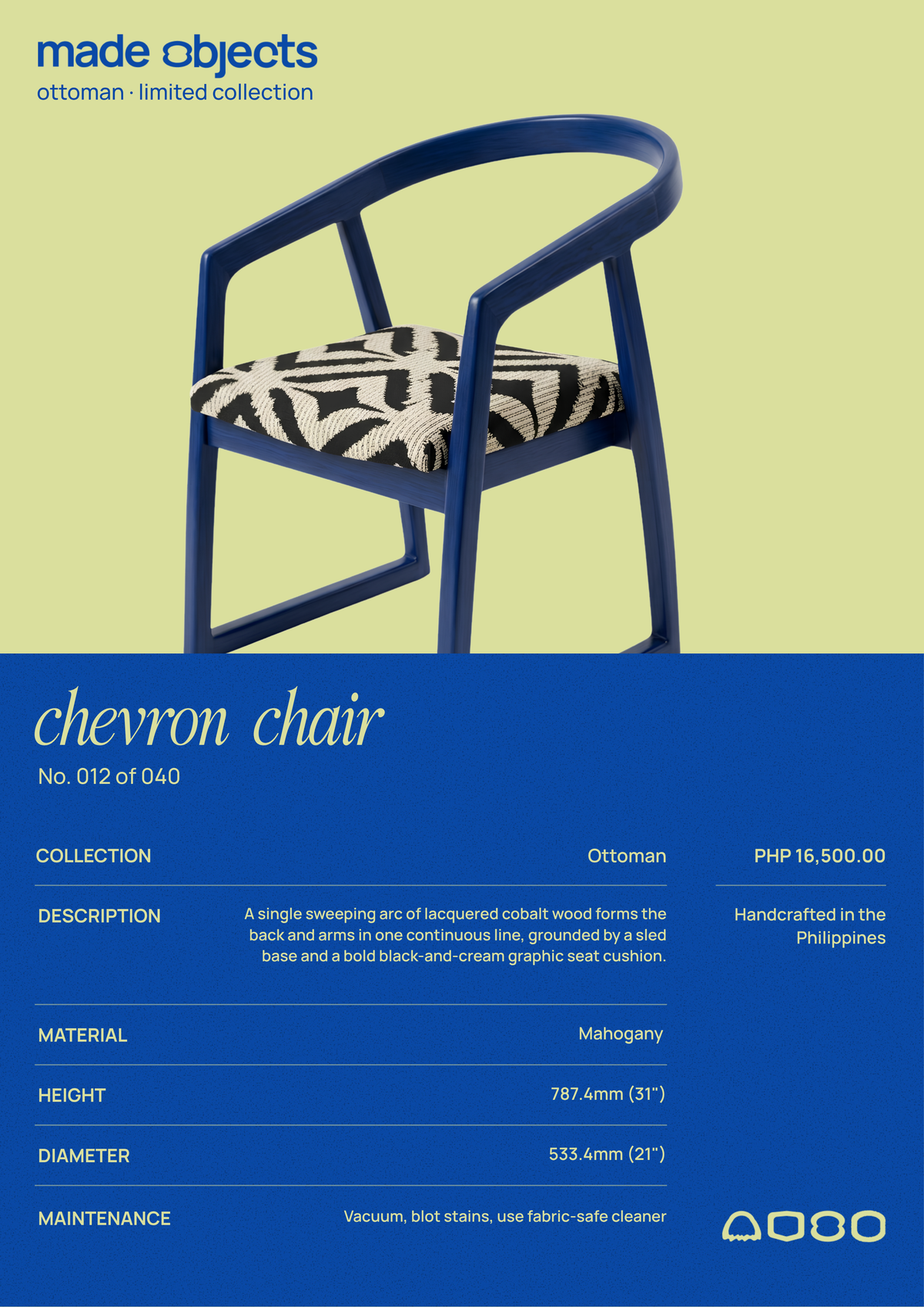 CHEVRON CHAIR