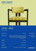 CITRINE CHAIR