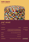 MOSAIC POUF