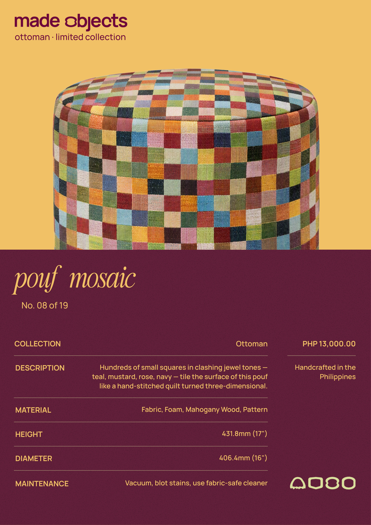 MOSAIC POUF